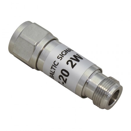 Аттенюатор AT-20N-2W (N-type, 20 дБ, до 2 Вт) фото 3