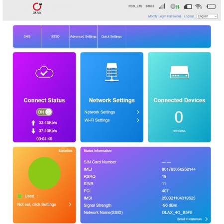 Роутер 4G/WiFi OLAX MF981 фото 10