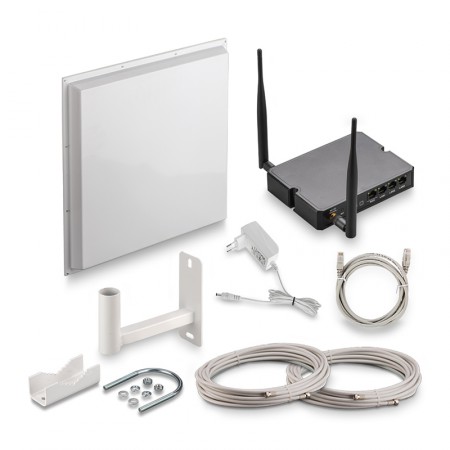 Комплект усиления 4G интернета Kroks KSS20-3G/4G-MR cat4 фото 2