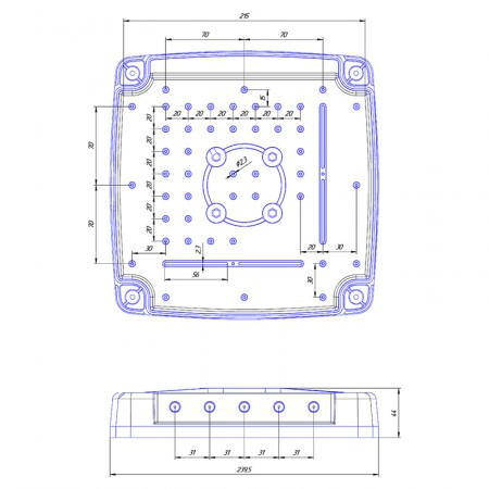Антенна MIMO KAA15-1700/2700 U-BOX RJ45 (SMA, с гермовводом RJ-45) фото 8