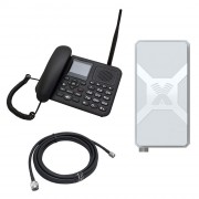 Стационарный сотовый телефон BS-GSM-Phone Dual-Sim с панельной антенной Nitsa-6