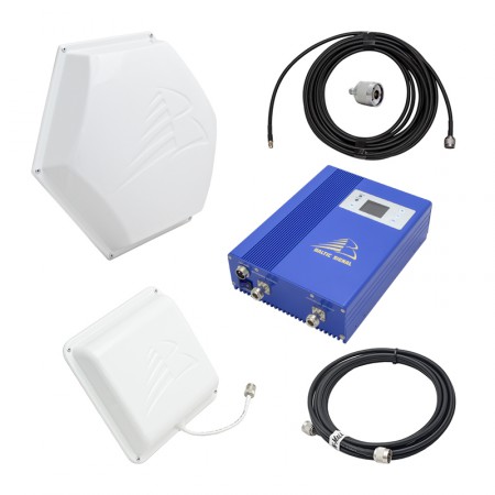 Комплект Baltic Signal для усиления GSM 900, GSM/LTE 1800 и 3G (до 400 м2) фото 1