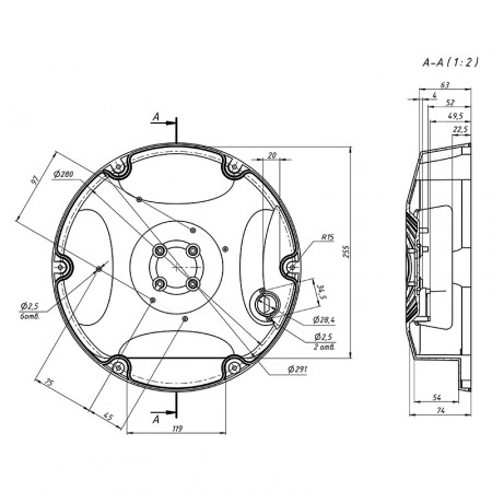 Антенна 4G/5G с гермобоксом Petra-10 MIMO 4X4 UNIBOX PRO фото 3