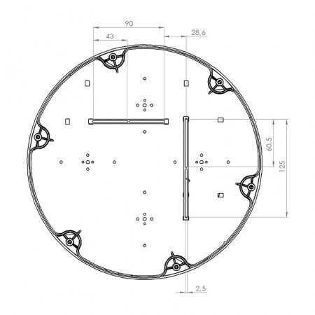 Антенна 4G/5G с гермобоксом Petra-10 MIMO 4X4 UNIBOX PRO фото 4