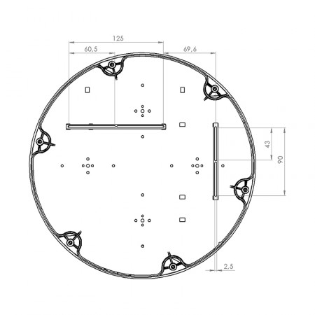 Антенна 4G/5G с гермобоксом Petra-10 MIMO 4X4 UNIBOX PRO фото 6
