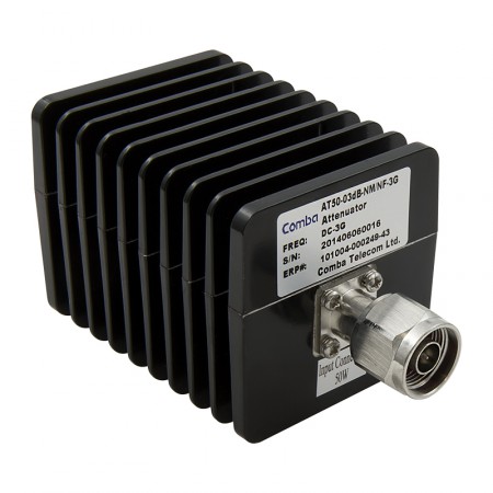 Аттенюатор Comba AT50-03dB-NM/NF-3G (N-type, до 50 Вт, 3 дБ) фото 2