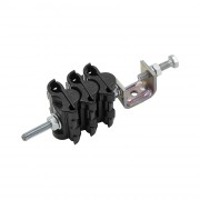 Комплект крепления ЮКС для кабелей 3 х 4.8-7 мм и 3 х 10-15 мм, со струбциной Комплект крепления ЮКС для кабелей 3 х 4.8-7 мм и 3 х 10-15 мм, со струбциной