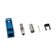 Разъём Fakra тип Z (Water Blue / 5021) female обжимной для кабеля RG-58 Разъём Fakra тип Z (Water Blue / 5021) female обжимной для кабеля RG-58