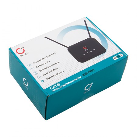 Роутер 4G/WiFi OLAX AX8 PRO с аккумулятором 5000 мАч фото 12