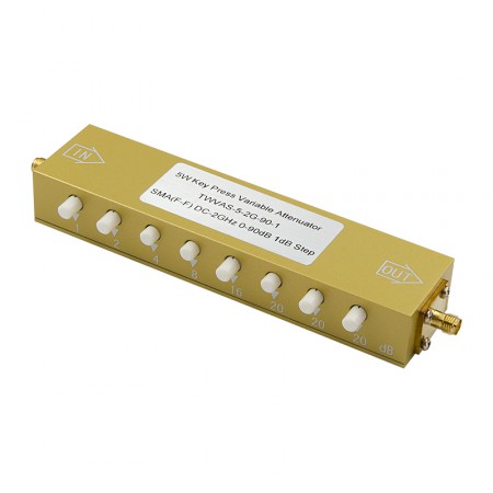 Регулируемый аттенюатор с ручным управлением AT-90S-5W (SMA, 0-90 дБ, до 5 Вт) фото 2