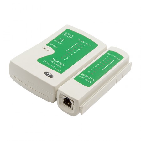 Тестер кабеля витая пара с разъёмами RJ-45, RJ-11 фото 4