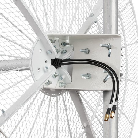 Антенна 4G/5G KNA27-1700/4200P (параболическая, 2x27 дБ, SMA-male) фото 3 | GSM-Репитеры.РУ Антенна 4G/5G KNA27-1700/4200P (параболическая, 2x27 дБ, SMA-male) фото 3