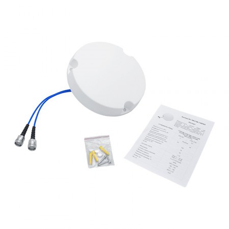 Антенна GSM/3G/4G BS-700/2700-3 MIMO (Потолочная, 3 дБ, 2 x 4.3-10-female) фото 6 | GSM-Репитеры.РУ Антенна GSM/3G/4G BS-700/2700-3 MIMO (Потолочная, 3 дБ, 2 x 4.3-10-female) фото 6