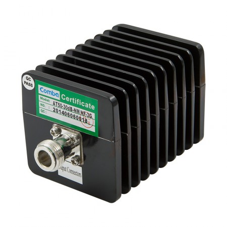 Аттенюатор Comba AT50-30dB-NM/NF-3G (N-type, до 50Вт, 30 дБ) фото 1