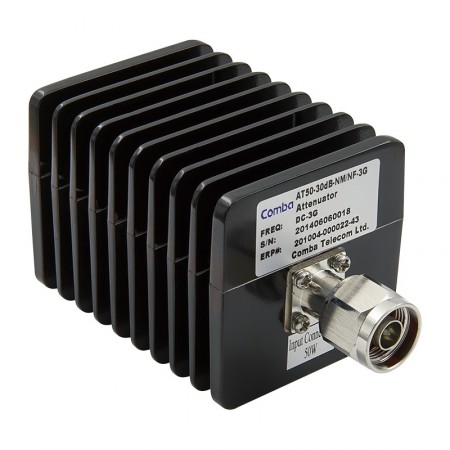 Аттенюатор Comba AT50-30dB-NM/NF-3G (N-type, до 50Вт, 30 дБ) фото 2