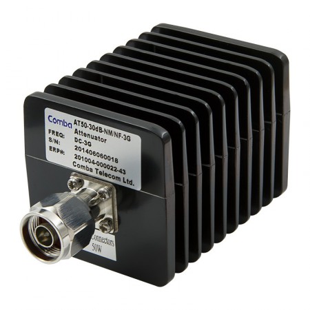 Аттенюатор Comba AT50-30dB-NM/NF-3G (N-type, до 50Вт, 30 дБ) фото 3