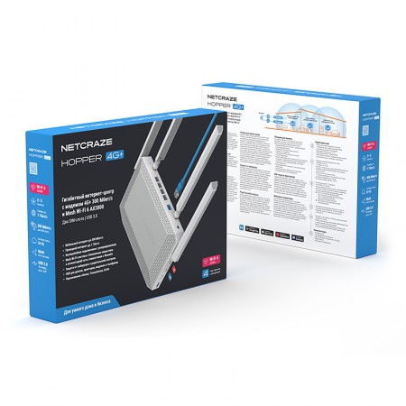 Netcraze Hopper 4G+ (NC-2312) - гигабитный роутер на две сим-карты фото 8