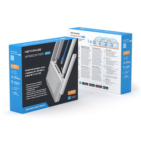 Netcraze Speedster 4G+ (NC-2911) - гигабитный роутер с модемом фото 6