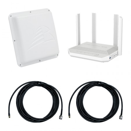 Роутер Netcraze Hopper 4G+ с внешней антенной MIMO фото 1 | GSM-Репитеры.РУ Роутер Netcraze Hopper 4G+ с внешней антенной MIMO фото 1