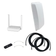 Интернет-комплект Дача-Универсал 2x2 (3G/4G MIMO антенна, модем, роутер)