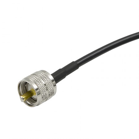 Кабельная сборка UHF-male (PL-259) - 3 метра RG-58 - UHF-female (SO-239) фото 2