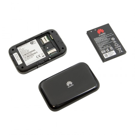 Карманный роутер 4G-WiFi Huawei E5577-321 (3000 mAh, 2хTS9, черный) фото 6