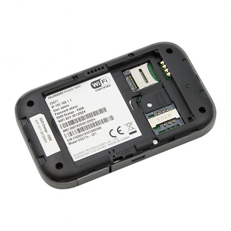 Карманный роутер 4G-WiFi Huawei E5577-321 (3000 mAh, 2хTS9, черный) фото 7