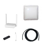 Комплект 3G/4G Дача-Эконом (Роутер WiFi, модем, кабель 3м, антенна 3G/4G 14 дБ)