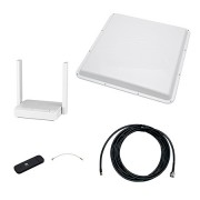 Комплект 3G/4G Дача-Максимум (Роутер WiFi, модем, кабель 5м, антенна 3G/4G 20 дБ) Комплект 3G/4G Дача-Максимум (Роутер WiFi, модем, кабель 5м, антенна 3G/4G 20 дБ)