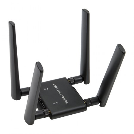 Корпусной USB-адаптер для модемов M.2 (4хSMA-female для MIMO 4x4) фото 2 | GSM-Репитеры.РУ Корпусной USB-адаптер для модемов M.2 (4хSMA-female для MIMO 4x4) фото 2