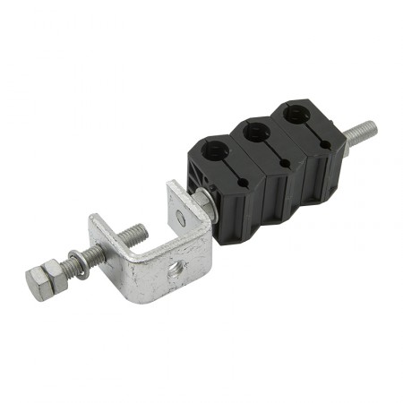 Крепление кабеля Maxdao OPSS10112455503 на струбцине для кабелей 3 x 9,5-11 мм и 3 x 4,8 мм фото 3 | GSM-Репитеры.РУ Крепление кабеля Maxdao OPSS10112455503 на струбцине для кабелей 3 x 9,5-11 мм и 3 x 4,8 мм фото 3