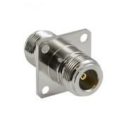 Переходник N-342 N-female - N-female, на корпус, с фланцем