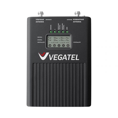 Репитер VEGATEL VT2-1800/3G LED (70 дБ, 126 мВт) фото 1