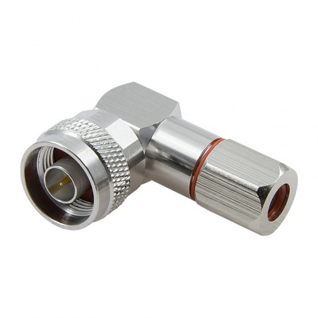 Разъём N-122C/5D (N-male, угловой, прижимной, на кабель 5D, цанга) фото 3 | GSM-Репитеры.РУ Разъём N-122C/5D (N-male, угловой, прижимной, на кабель 5D, цанга) фото 3