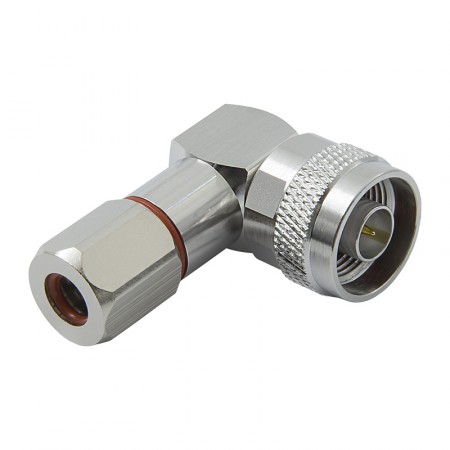 Разъём N-122C/5D (N-male, угловой, прижимной, на кабель 5D, цанга) фото 4 | GSM-Репитеры.РУ Разъём N-122C/5D (N-male, угловой, прижимной, на кабель 5D, цанга) фото 4