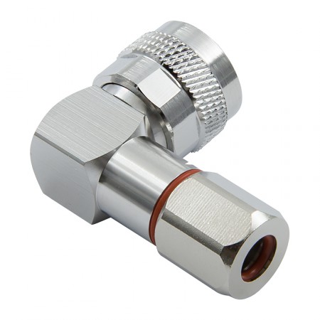 Разъём N-122C/5D (N-male, угловой, прижимной, на кабель 5D, цанга) фото 5 | GSM-Репитеры.РУ Разъём N-122C/5D (N-male, угловой, прижимной, на кабель 5D, цанга) фото 5