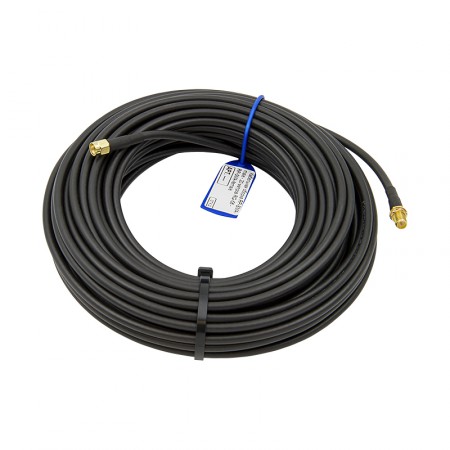 Кабельная сборка RP-SMA-male - 20 метров RG-58 - RP-SMA-female фото 1 | GSM-Репитеры.РУ Кабельная сборка RP-SMA-male - 20 метров RG-58 - RP-SMA-female фото 1