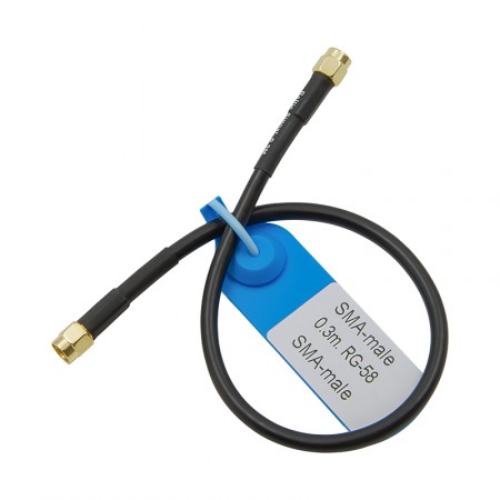 Кабельная сборка SMA-male - 0,3 метра RG-58 - SMA-male фото 1