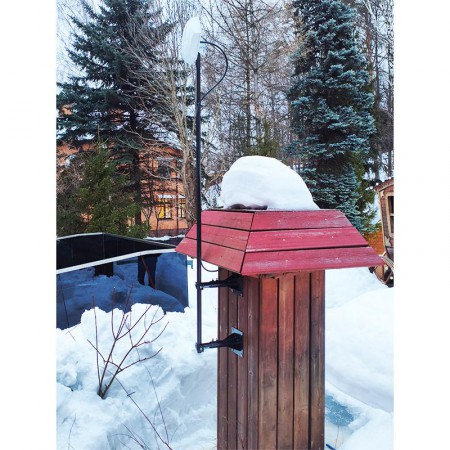 Мачта стальная серая 2 м. фото 3