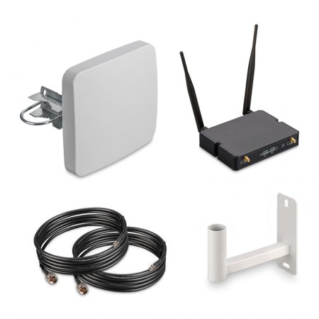 Комплект 3G/4G интернета KSS15-R6-G с гигабитным роутером фото 1 | GSM-Репитеры.РУ Комплект 3G/4G интернета KSS15-R6-G с гигабитным роутером фото 1