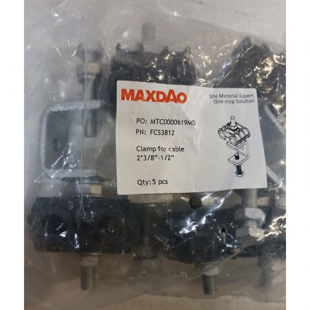 Крепление кабеля Maxdao FCS3812 на струбцине для кабелей 2 x 10-16,5 мм фото 4