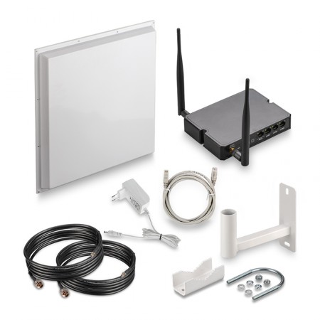 Комплект Kroks KSS20-R4 - WiFi роутер LTE cat.4 с внешней антенной фото 2