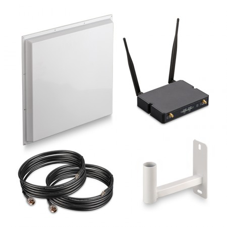 Kroks KSS20-R6-G - комплект 3G/4G интернета с усиливающей антенной фото 1