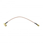 Пигтейл SMA-male угловой - SMA-male (20 см, кабель RG-316)