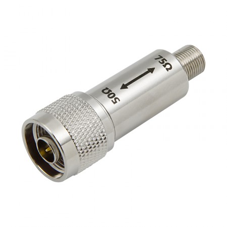 Согласующее устройство N-male 50 Ом - F-female 75 Ом (до 3 ГГц) фото 1 | GSM-Репитеры.РУ Согласующее устройство N-male 50 Ом - F-female 75 Ом (до 3 ГГц) фото 1
