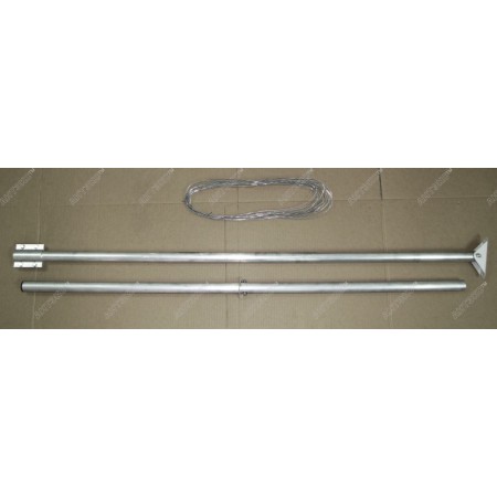 Мачта антенная M30D2 алюминиевая серая 3 м. составная 2х1.5м фото 9