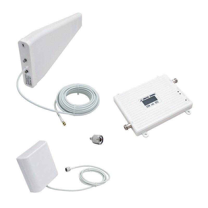 Усилитель сотовой связи и интернета для деревни BS-GSM/DCS-65-kit